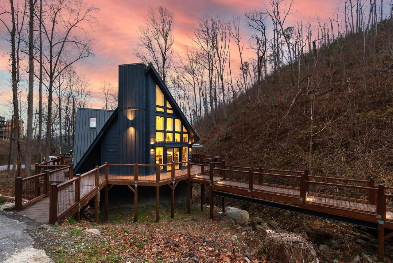 Вилла Night Owl Cabin Гатлинбург Экстерьер фото